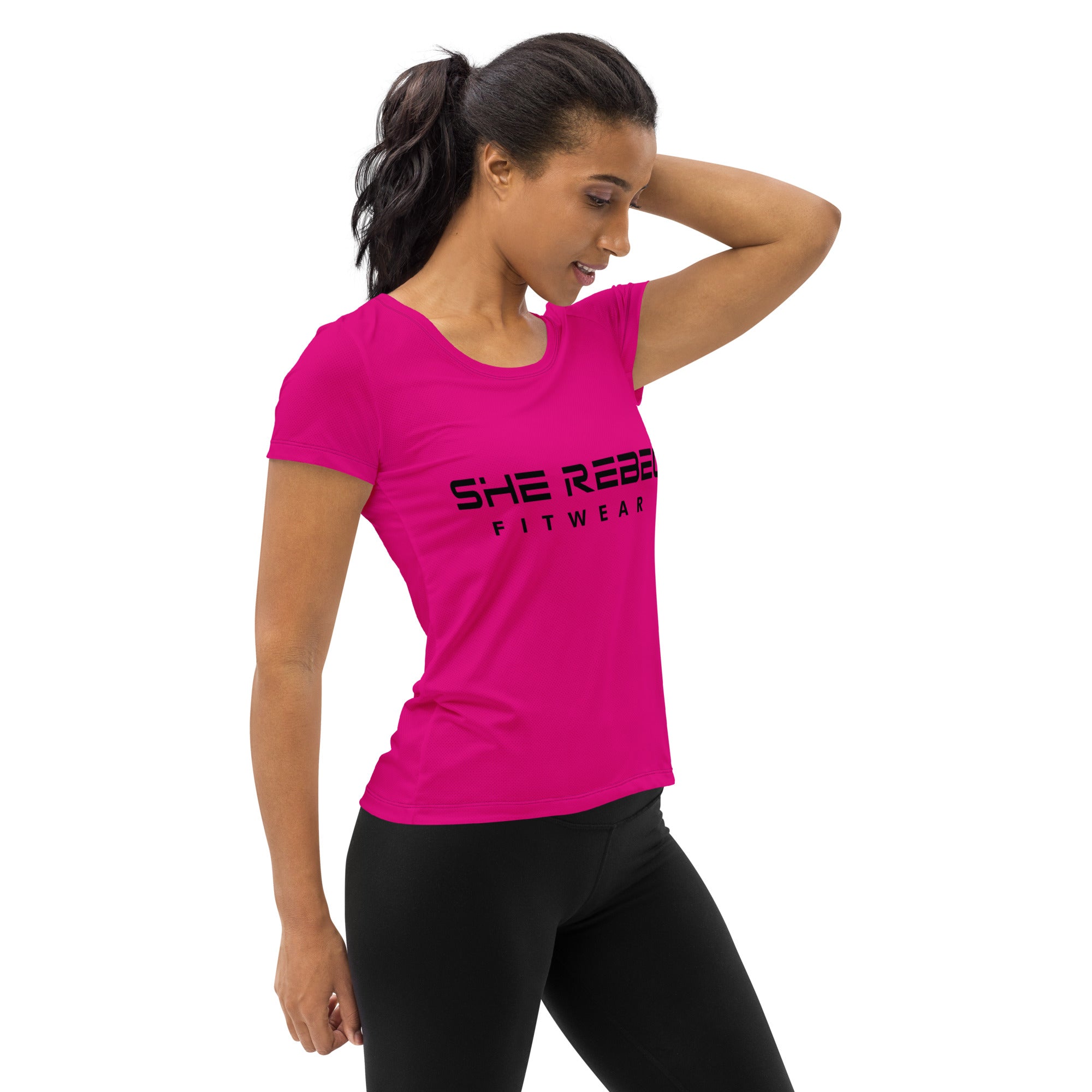 Neon Hot Pink Athletic Tee