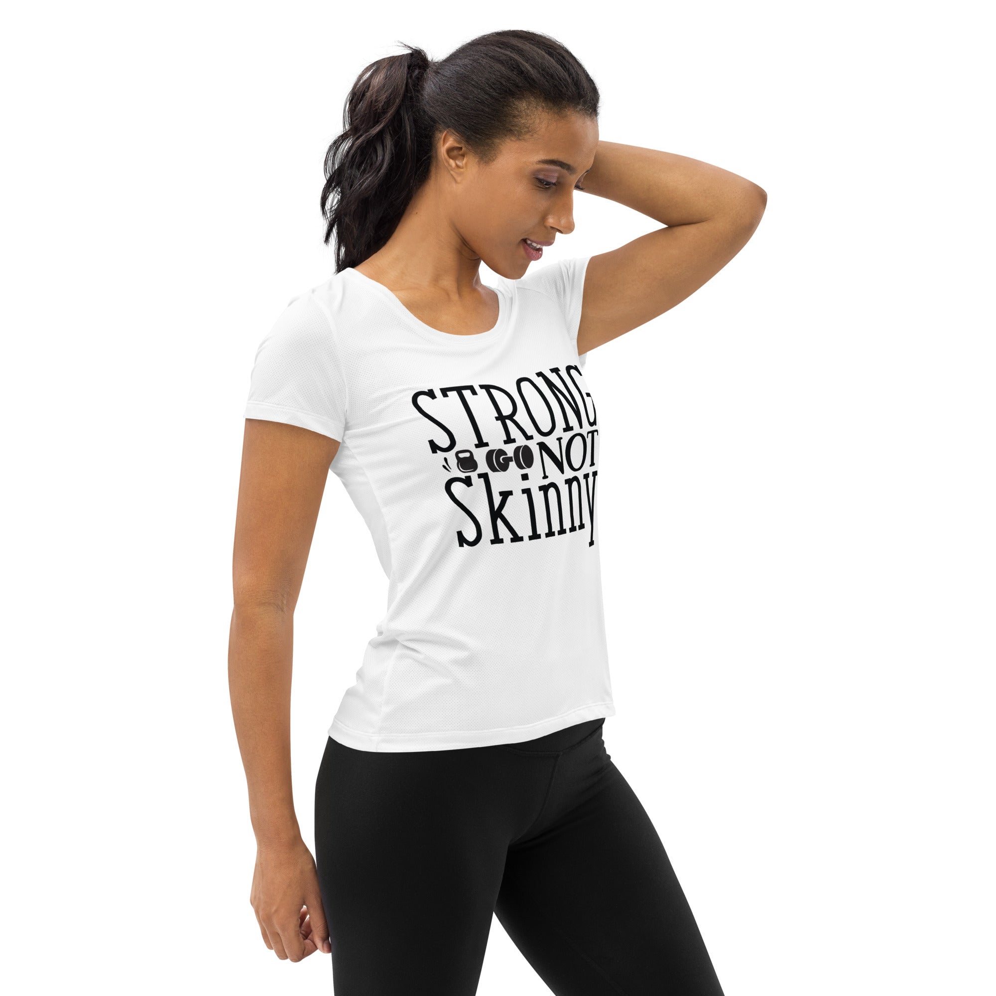 Strong Not Skinny Athletic Tee