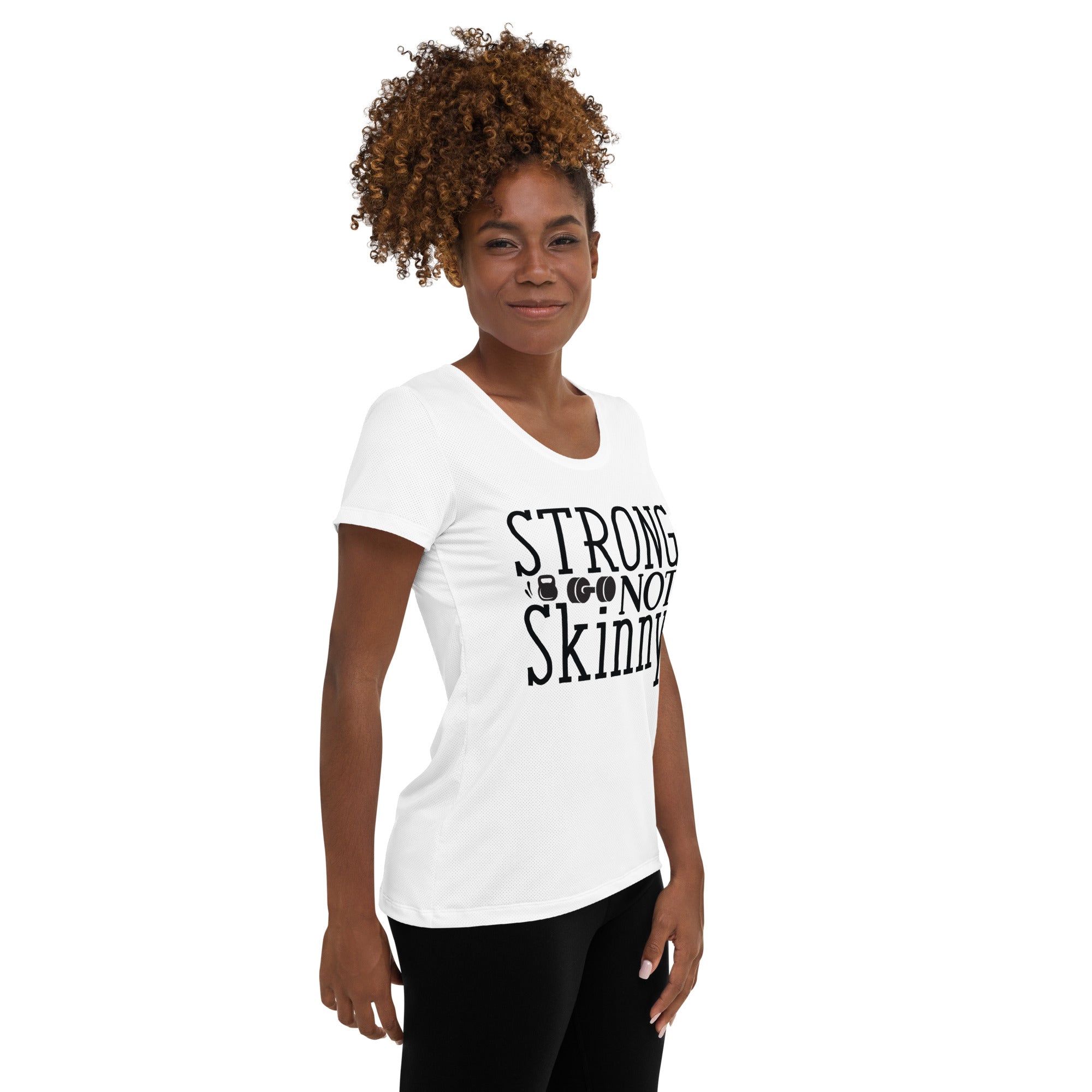 Strong Not Skinny Athletic Tee