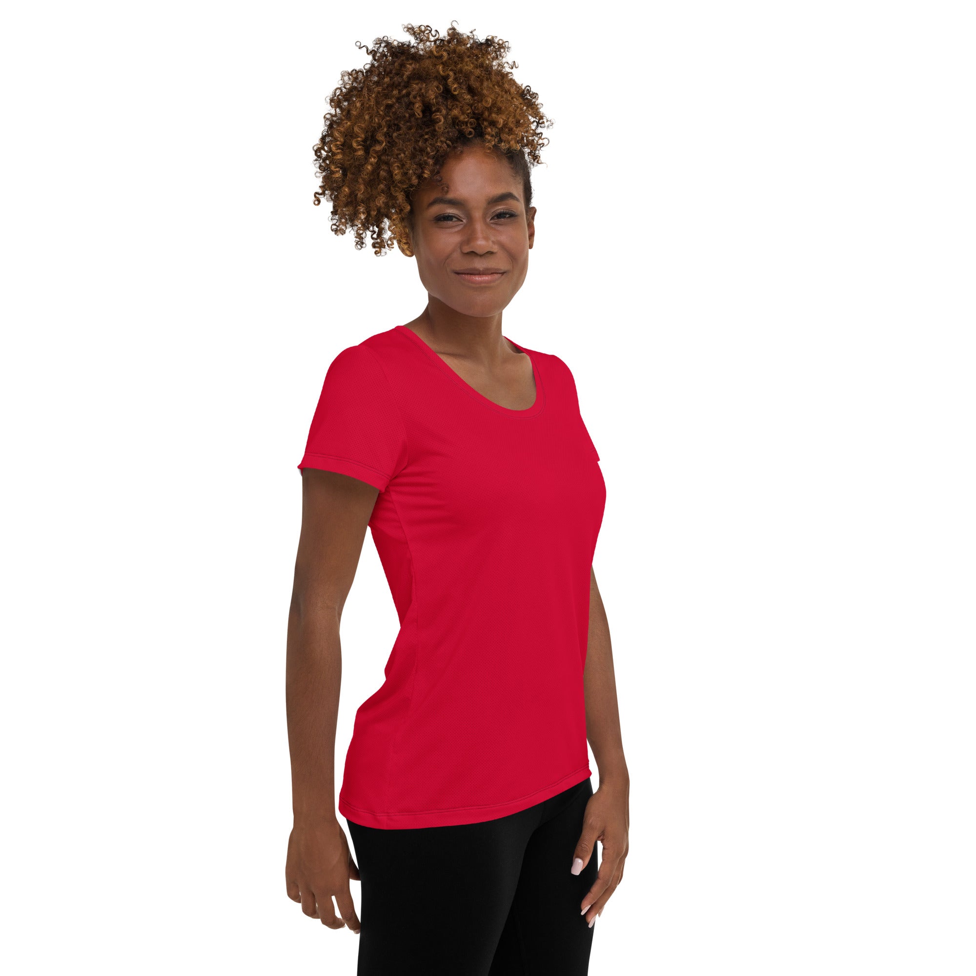 Bold Red Athletic Tee