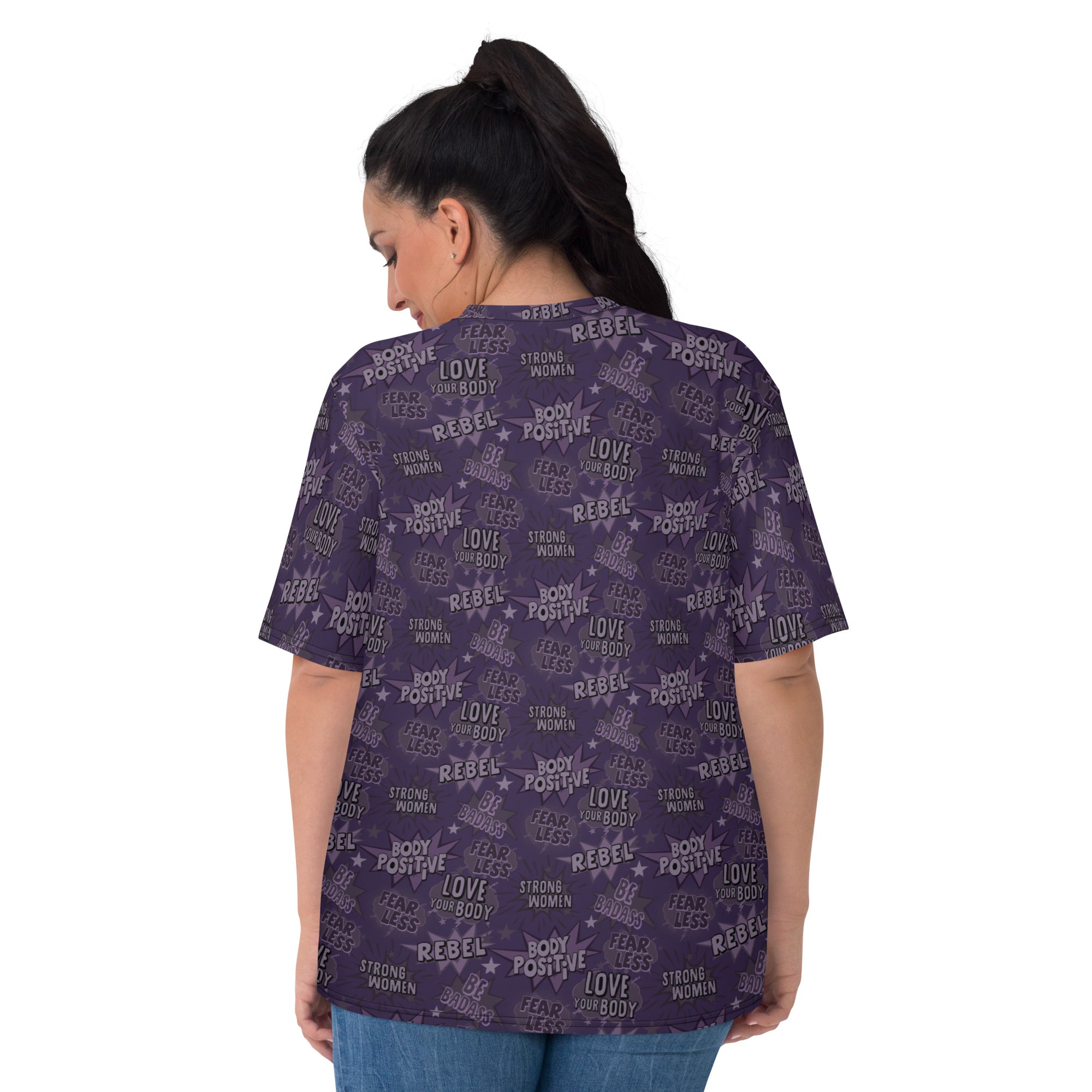 Empower Graphic Tee in Deep Purple