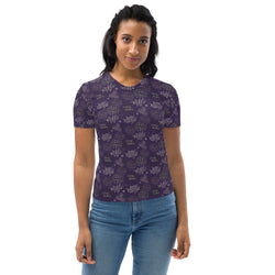 Empower Graphic Tee in Deep Purple