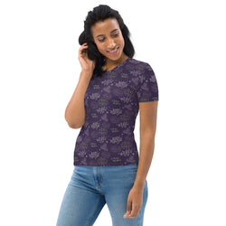 Empower Graphic Tee in Deep Purple