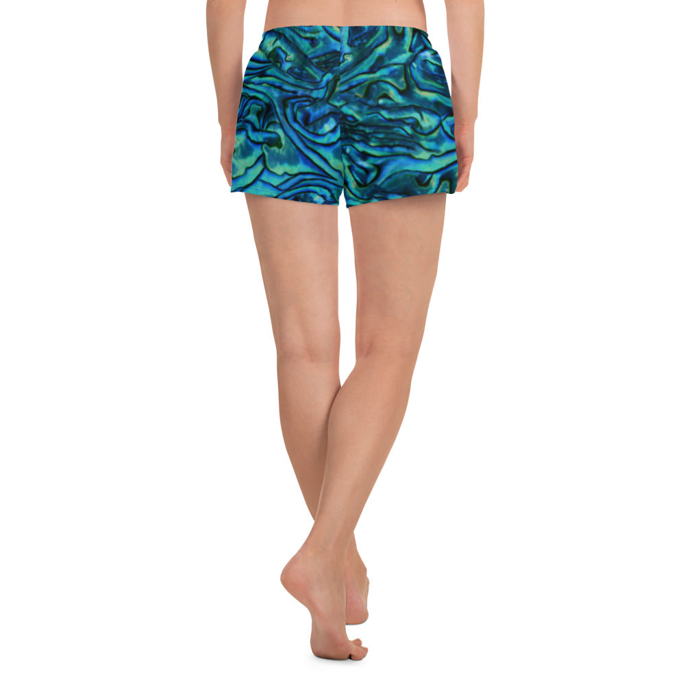 Sea Swirl Recycled Athletic Shorts