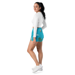 By The Sea Recycled Athletic Shorts