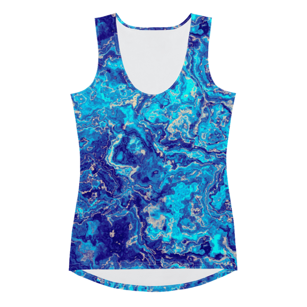 Brilliant Blue Agate Tank Top