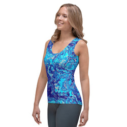 Brilliant Blue Agate Tank Top