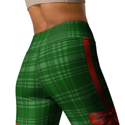 Christmas Bow Yoga Leggings