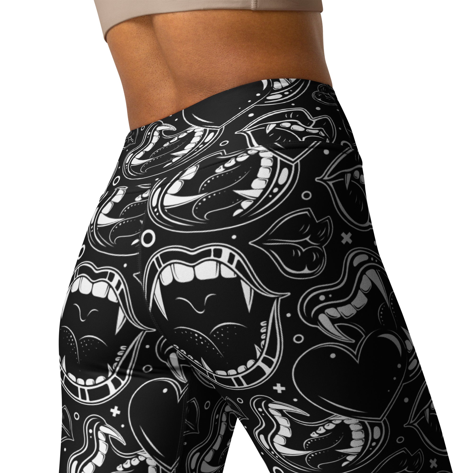 Love Bites Anti-Valentine Yoga Leggings