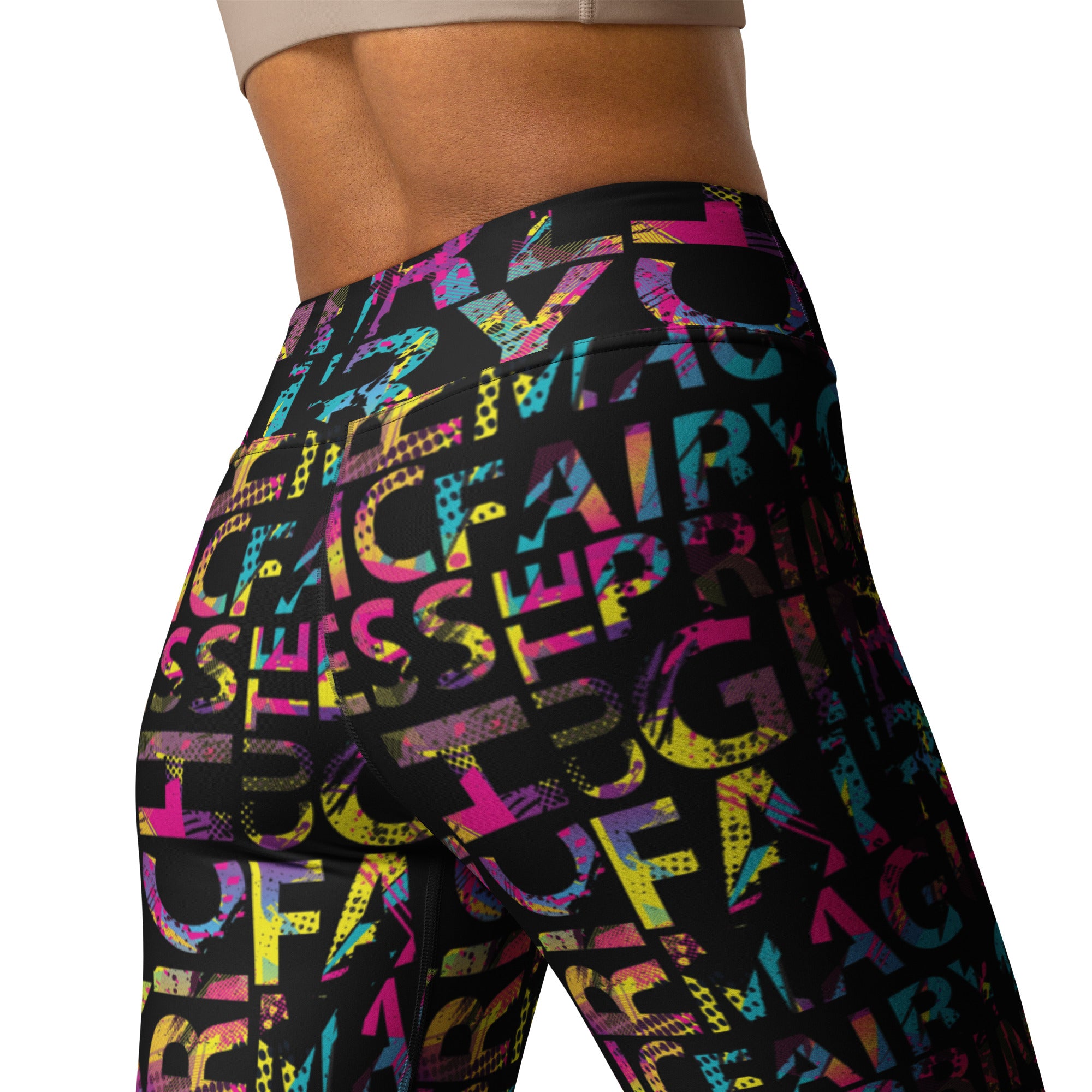 Chic Fairy Princess Graphic Leggings