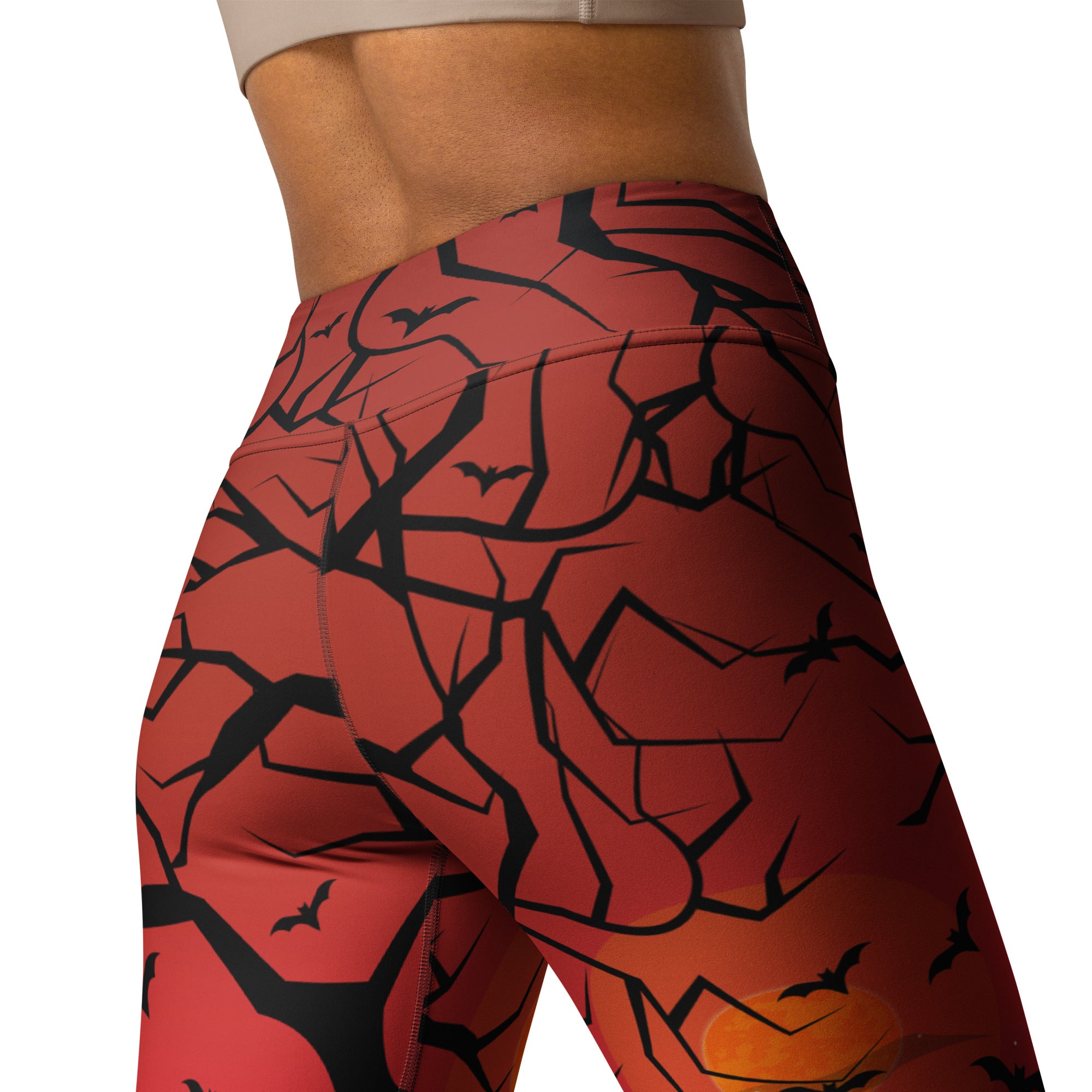 Haunted House Yoga Leggings