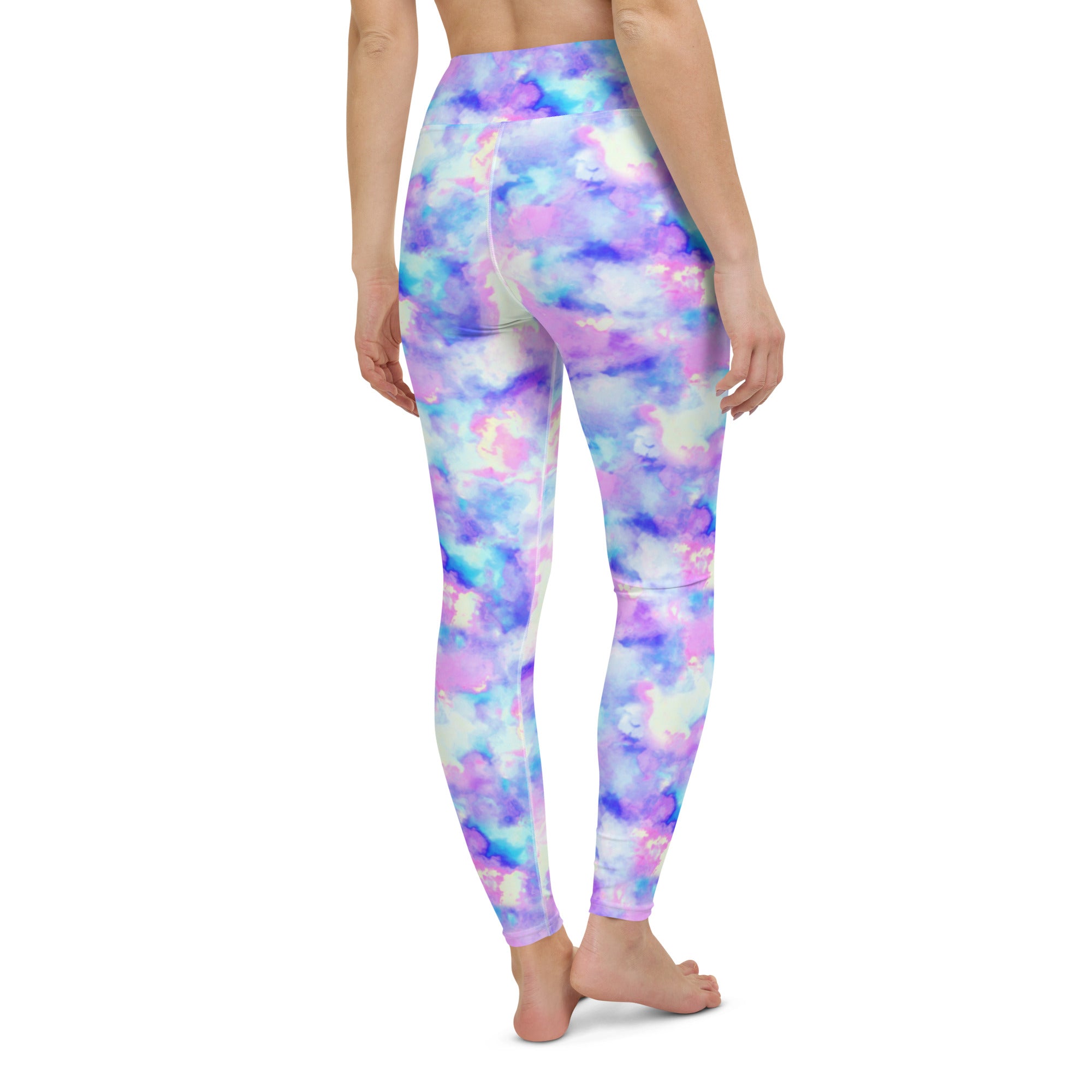 SHE REBEL - Watercolor Tie Dye Yoga Leggings