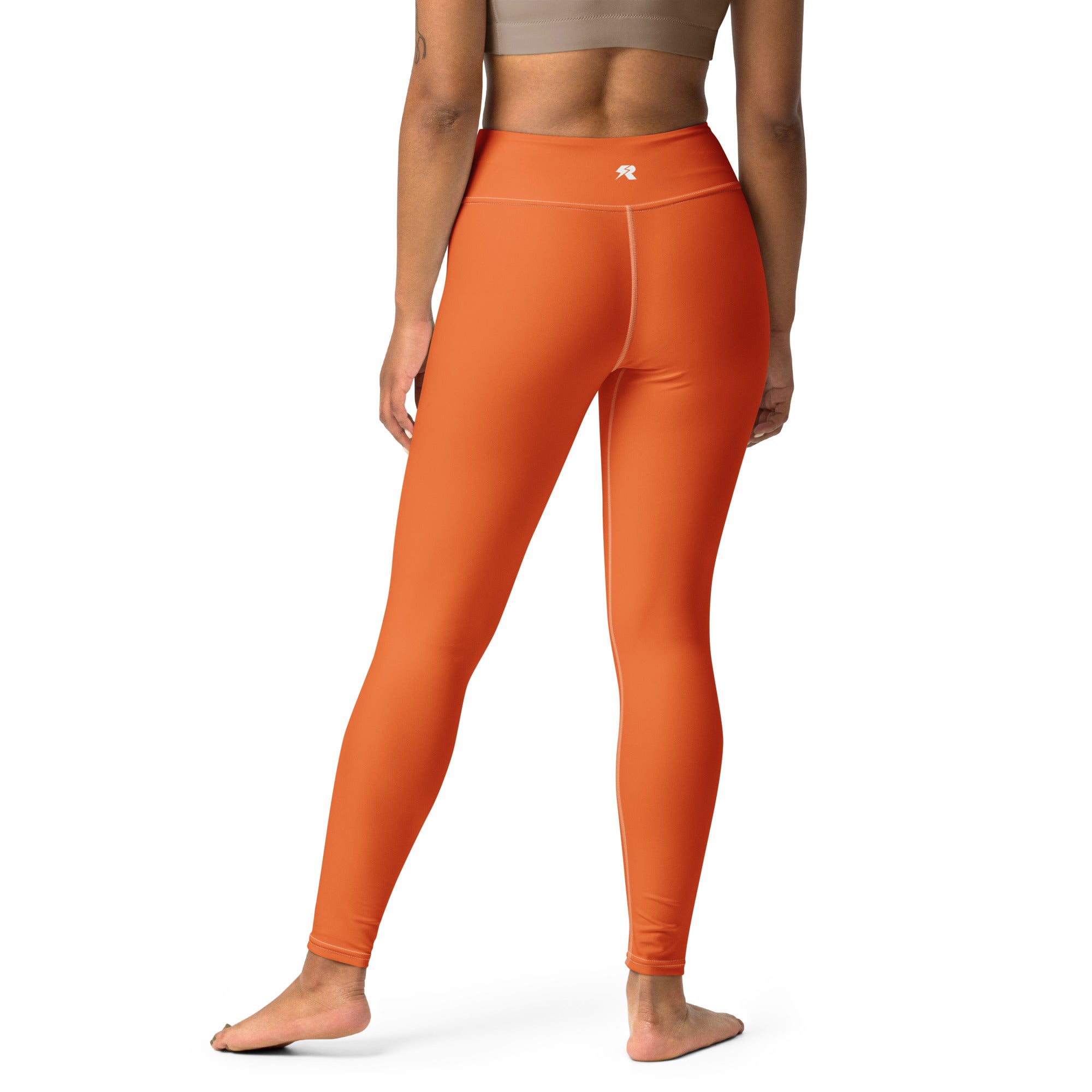 SHE REBEL - Burnt Orange Yoga Leggings