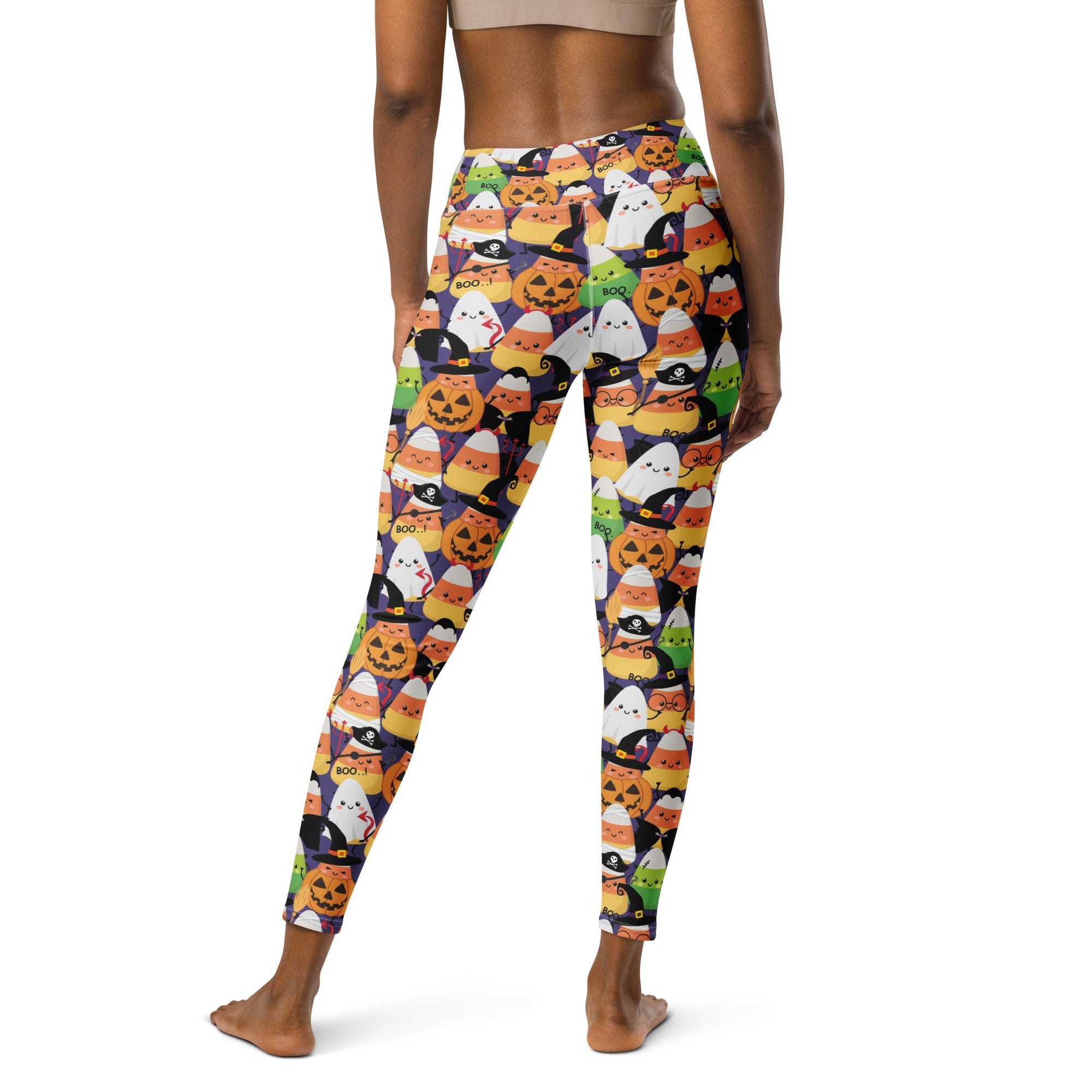 Halloween Candy Corn Leggings