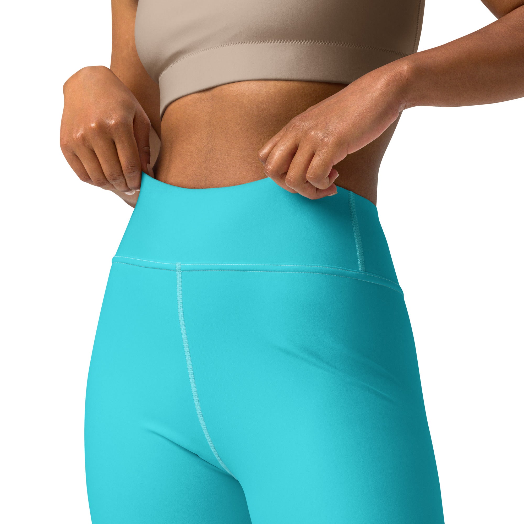 Body Positive Yoga Leggings in Blue