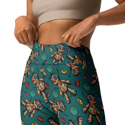 Voodoo Doll Yoga Leggings