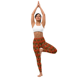 SHE REBEL - African Tribal Print Yoga Leggings