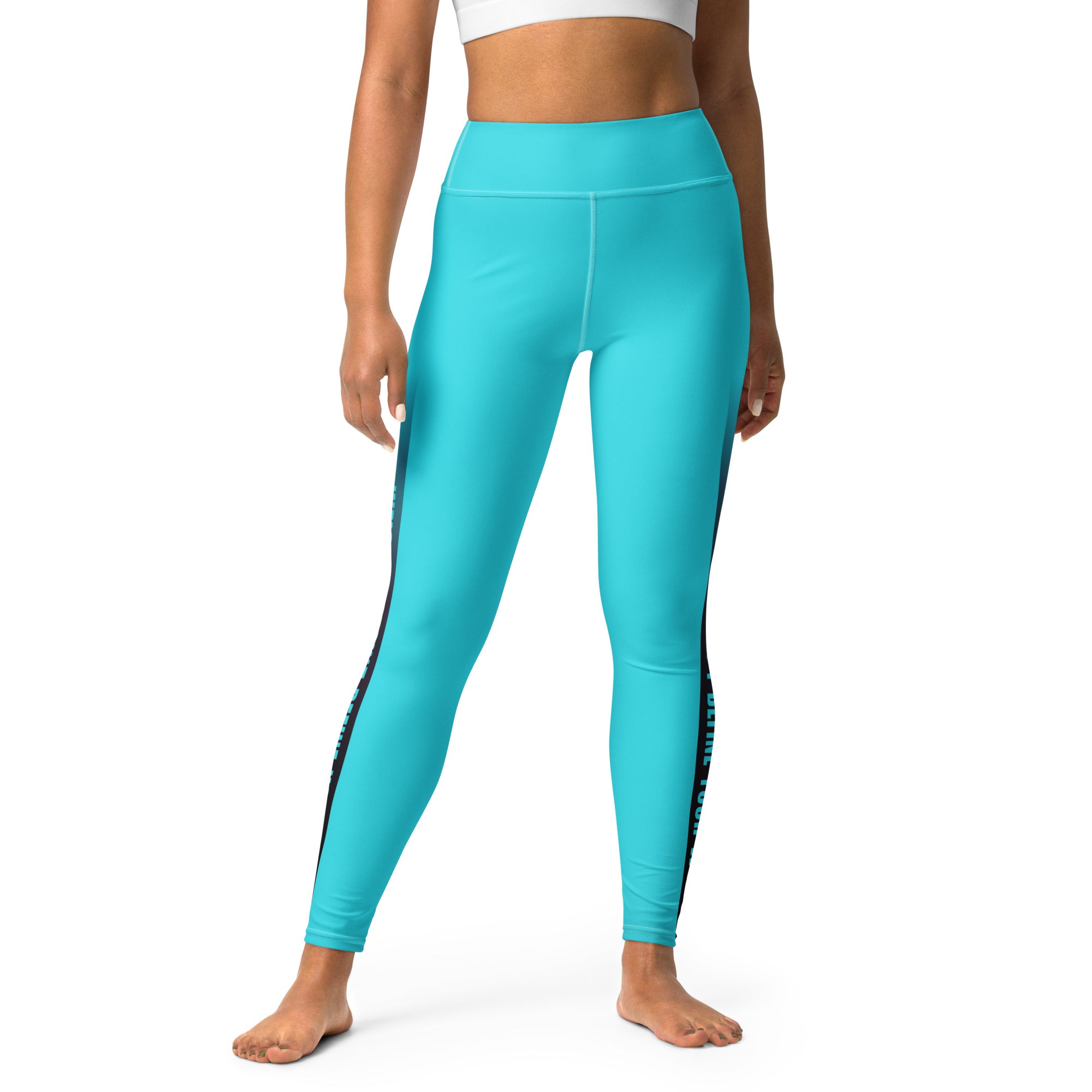 Body Positive Yoga Leggings in Blue