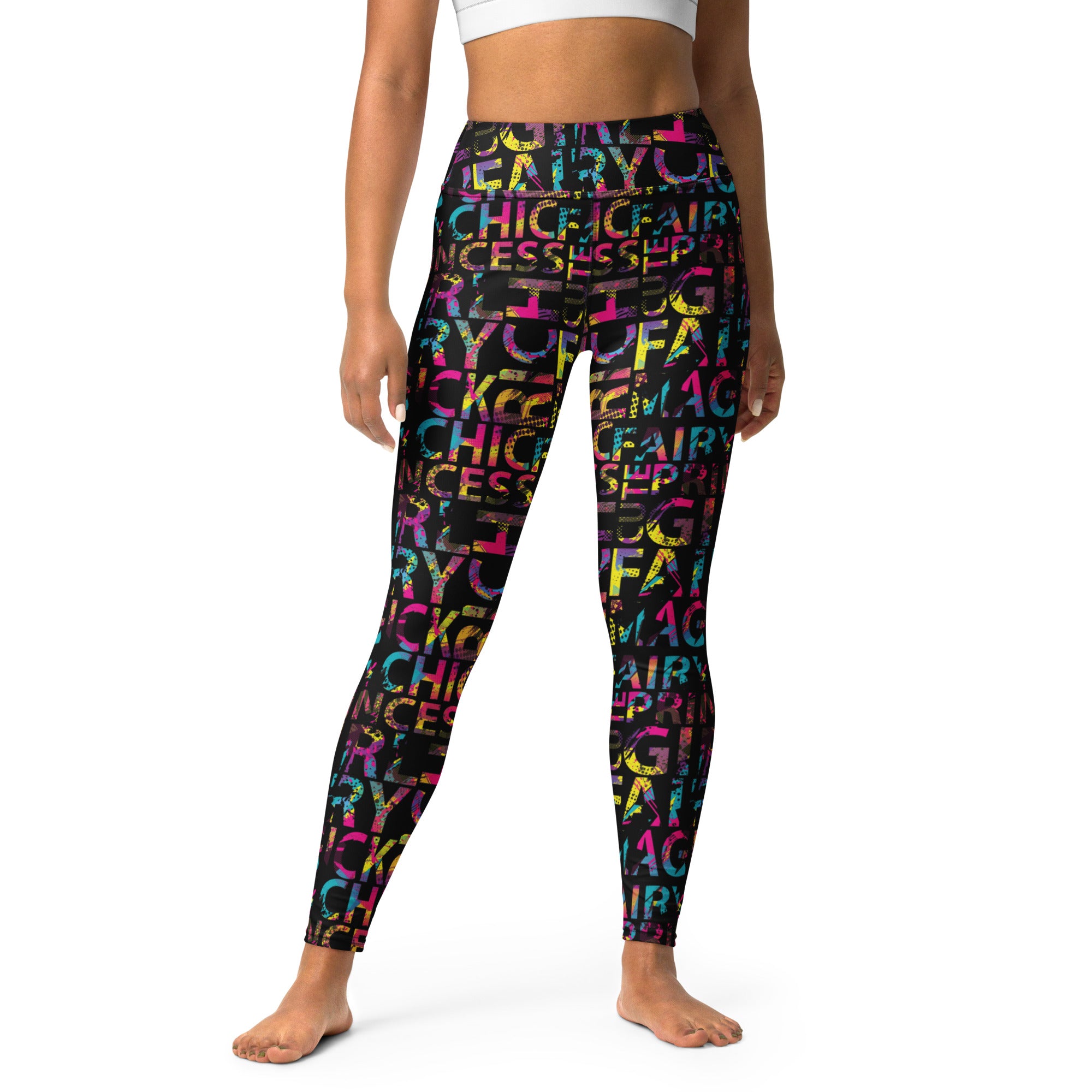 Chic Fairy Princess Graphic Leggings