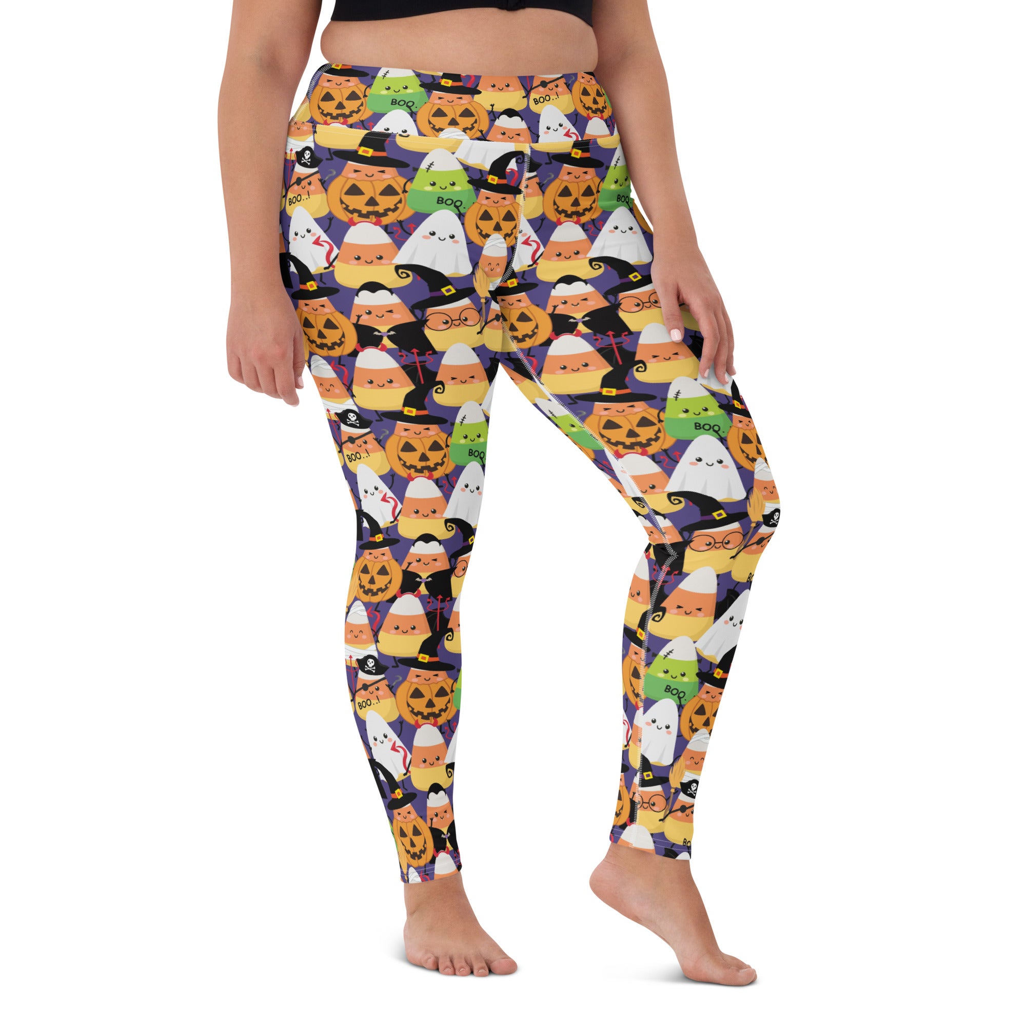 Halloween Candy Corn Leggings