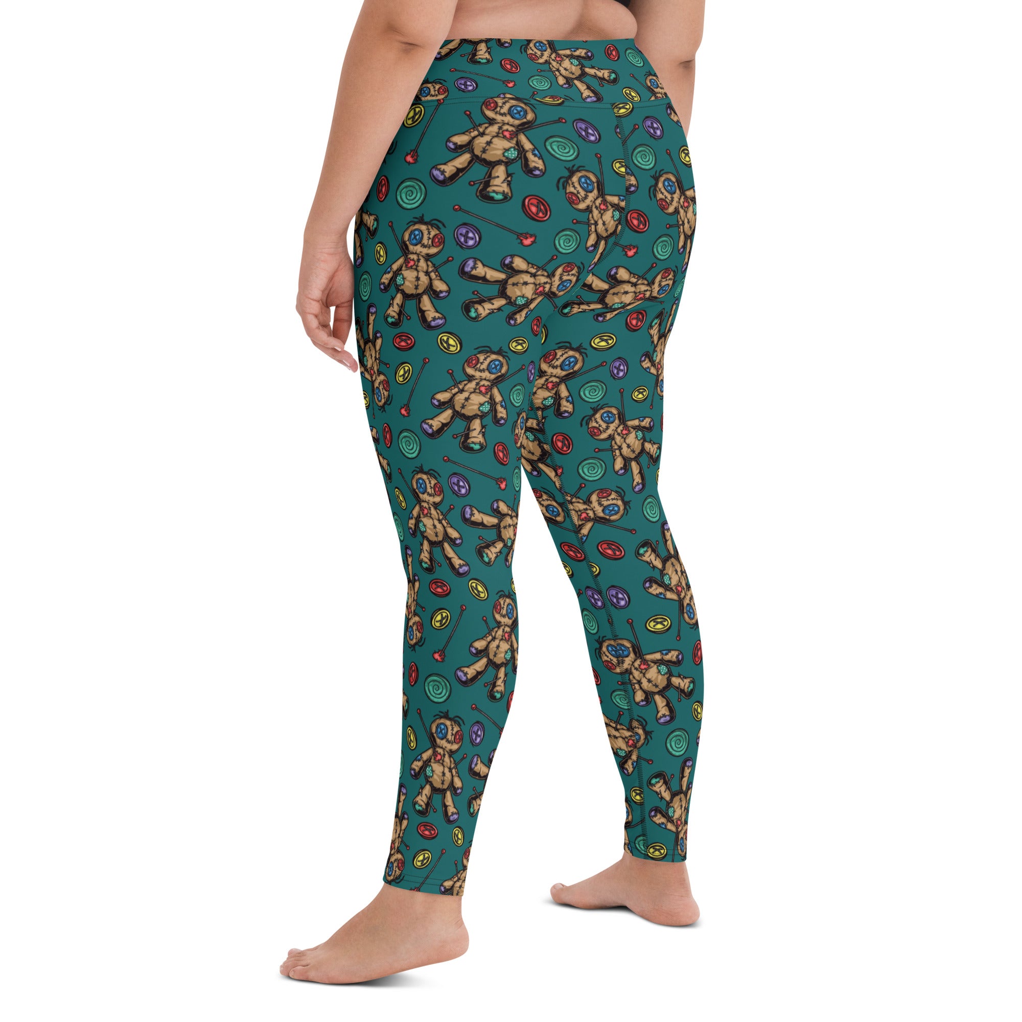 Voodoo Doll Yoga Leggings