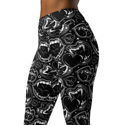 Love Bites Anti-Valentine Yoga Leggings