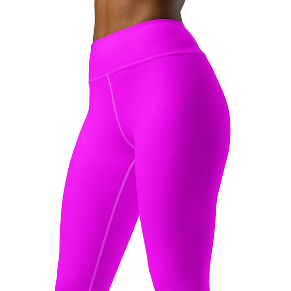 SHE REBEL - Magenta Yoga Leggings