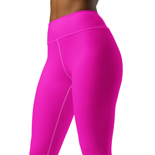 Yoga Leggings in Shocking Pink