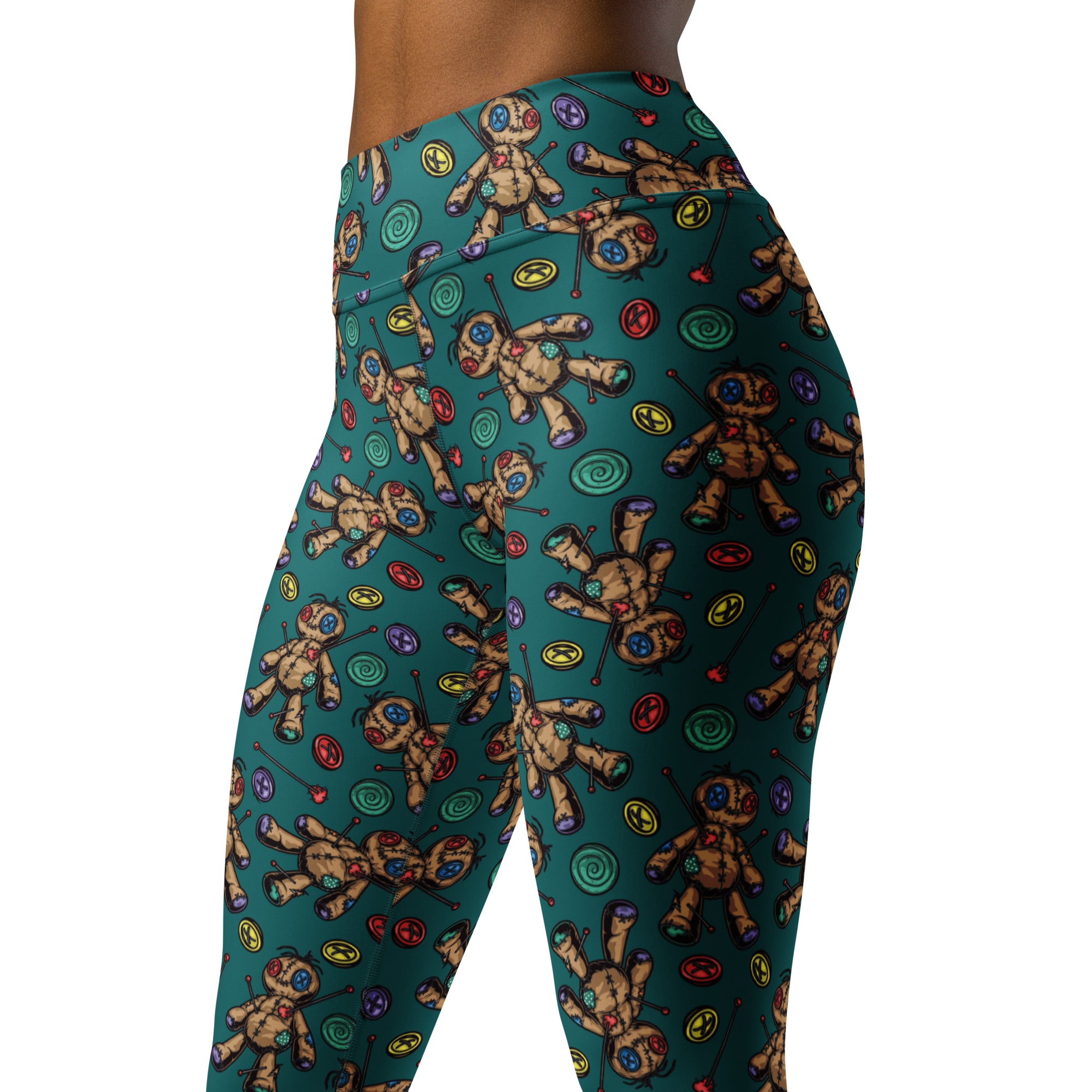 Voodoo Doll Yoga Leggings