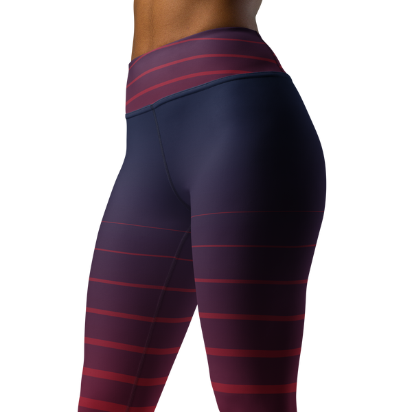 SHE REBEL - New Wave Stripes Yoga Leggings