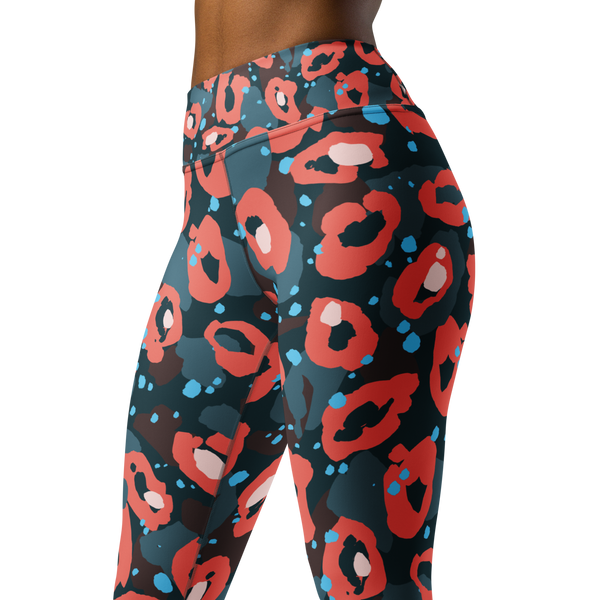 SHE REBEL - Leopard Kiss Yoga Leggings