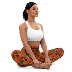 SHE REBEL - African Tribal Print Yoga Leggings