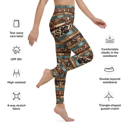 SHE REBEL - Cow Girl Yoga Leggings