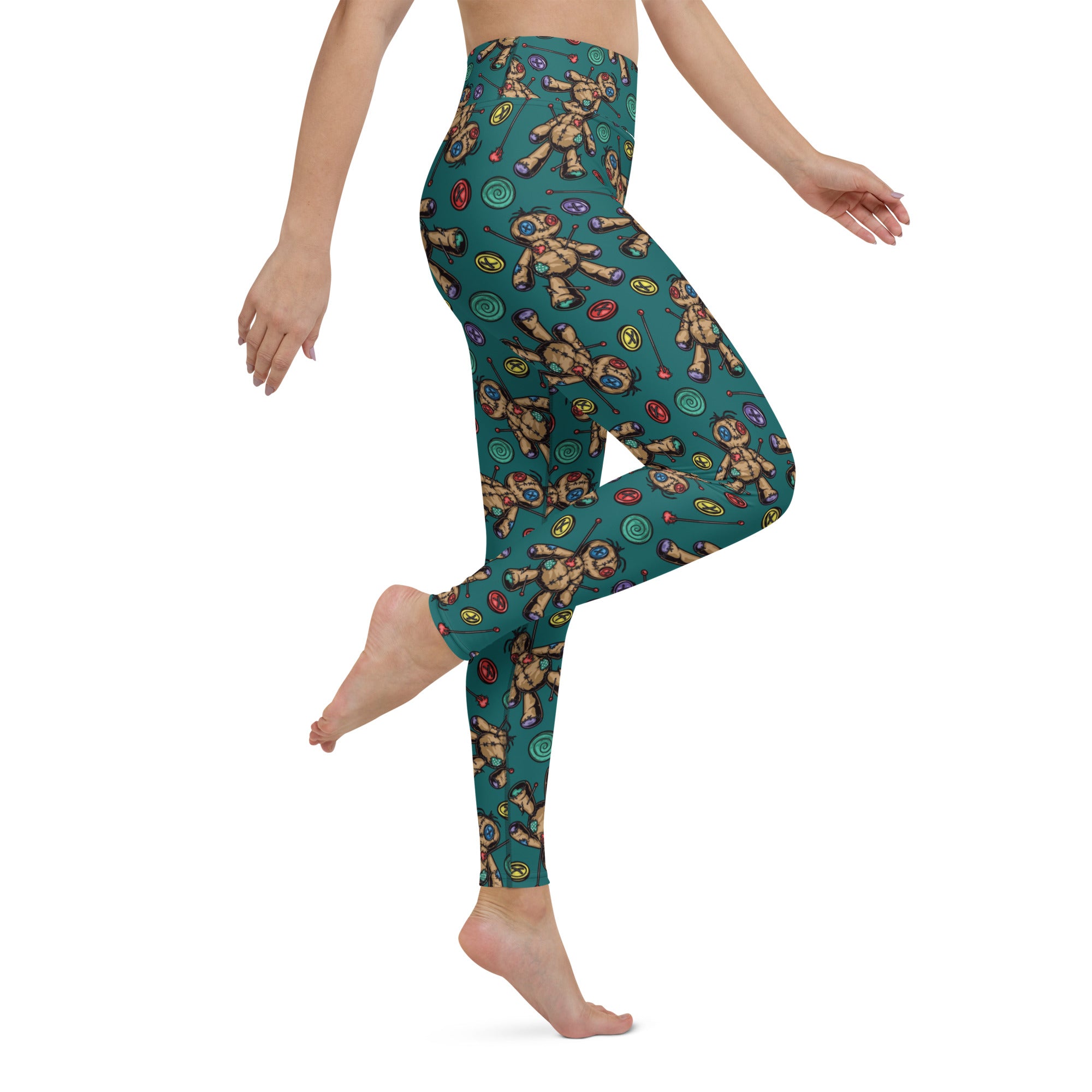 Voodoo Doll Yoga Leggings