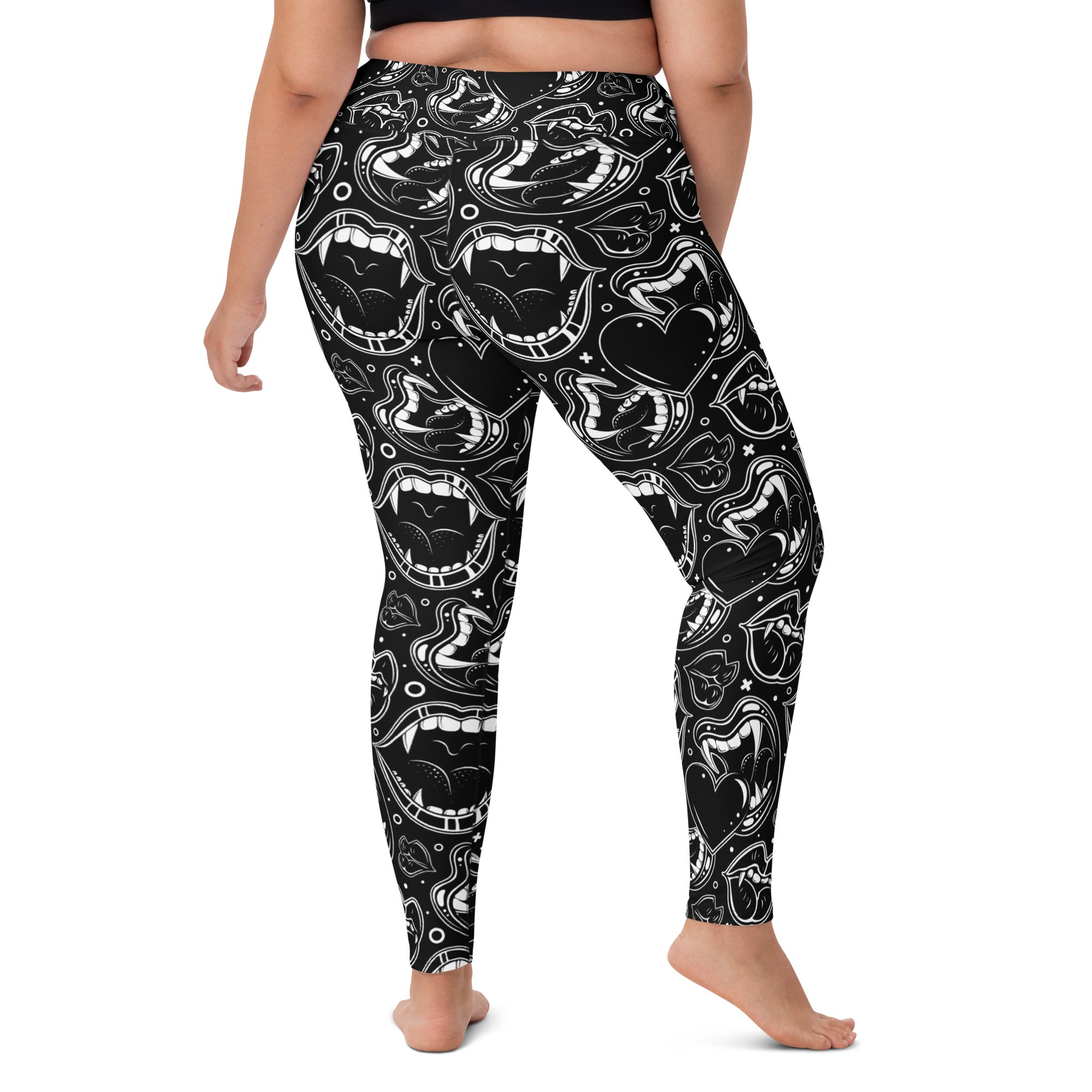 Love Bites Anti-Valentine Yoga Leggings