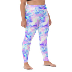 SHE REBEL - Watercolor Tie Dye Yoga Leggings