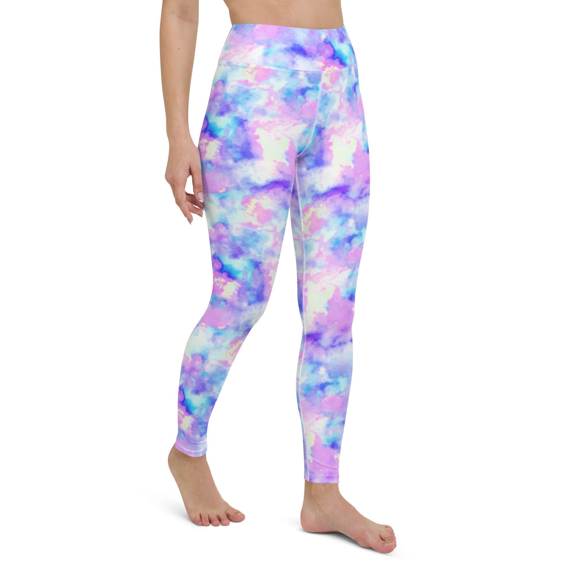 SHE REBEL - Watercolor Tie Dye Yoga Leggings