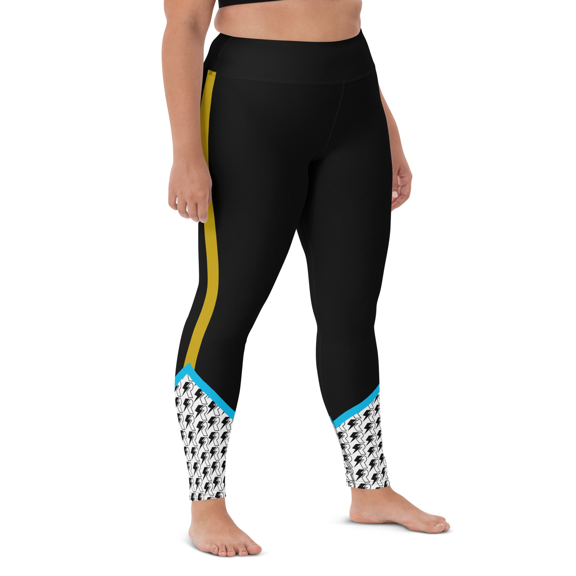 SHE REBEL - Rebel Bold Logo Yoga Leggings