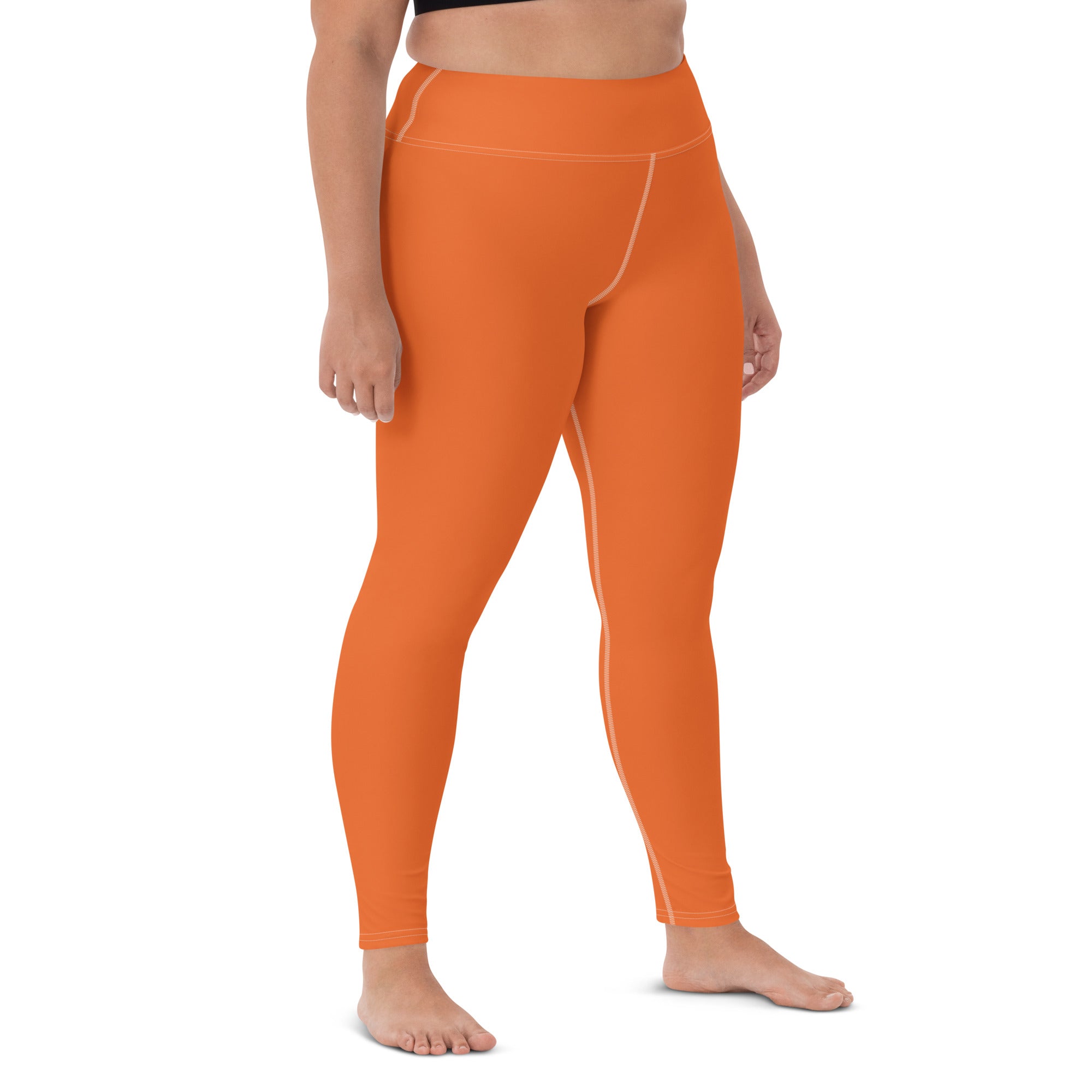 SHE REBEL - Burnt Orange Yoga Leggings