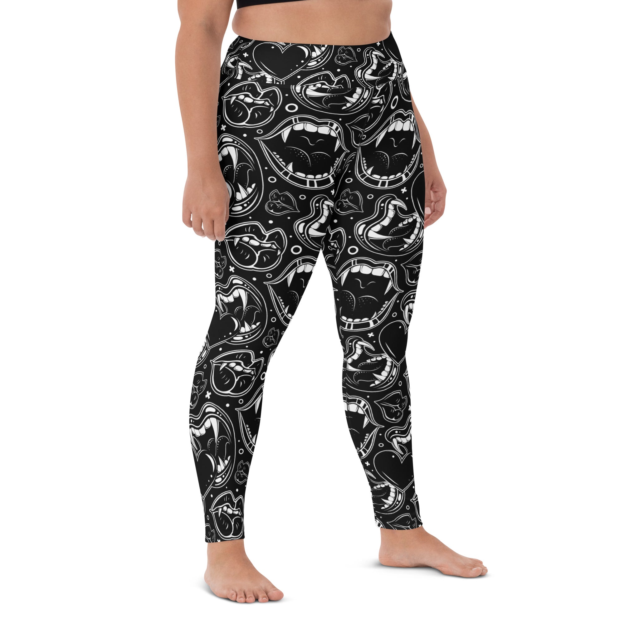 Love Bites Anti-Valentine Yoga Leggings