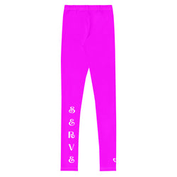 MKV Youth Leggings in Magenta