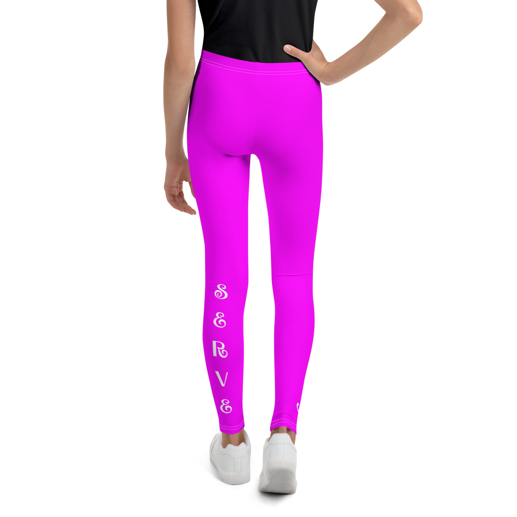 MKV Youth Leggings in Magenta