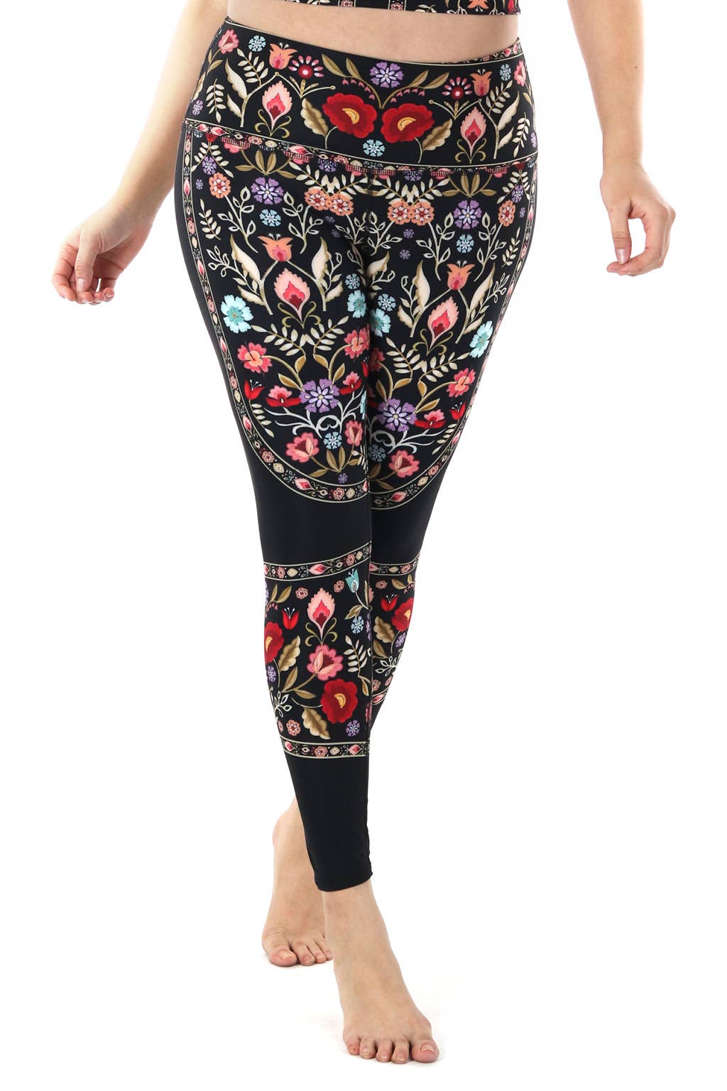 Rustica Printed Yoga Leggings | Size Inclusive