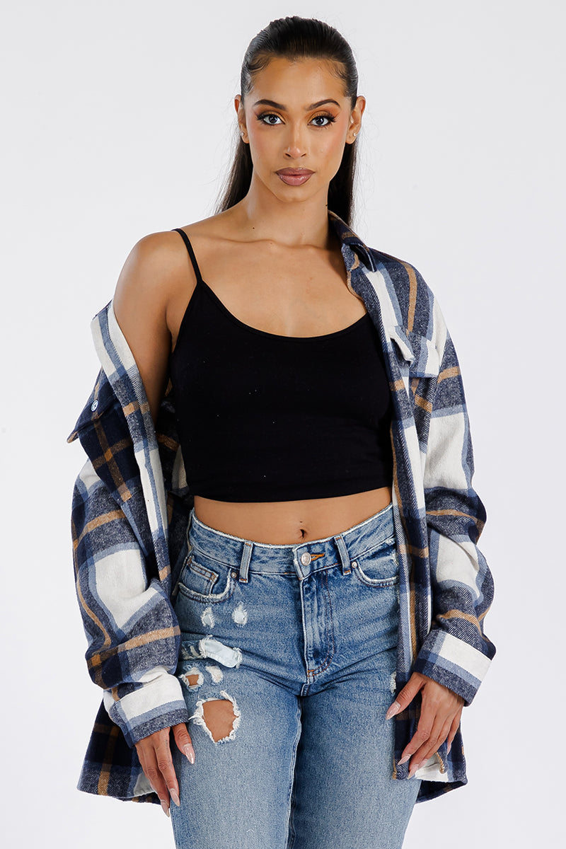 Boyfriend Oversized Soft Flannel Shacket