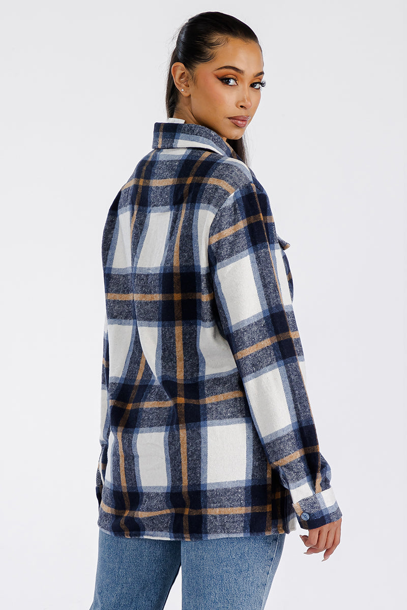 Boyfriend Oversized Soft Flannel Shacket