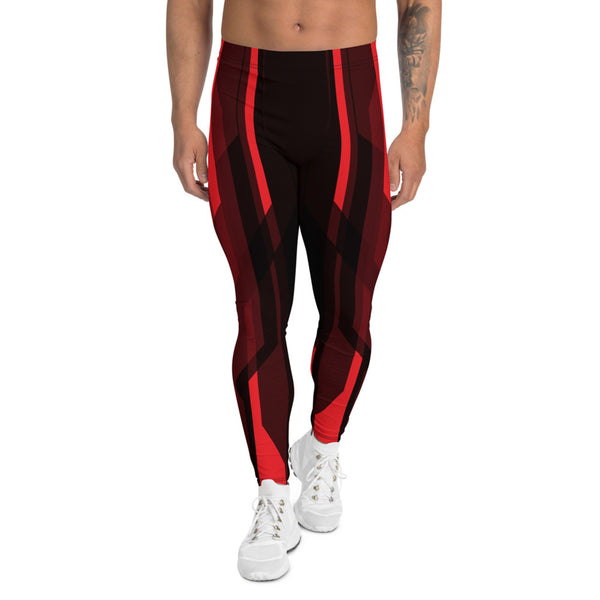 Red Tron Inspired Leggings for Men