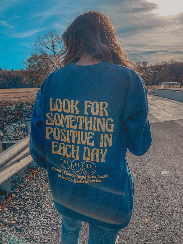 Look For Something Positive Sweatshirt | Plus Size