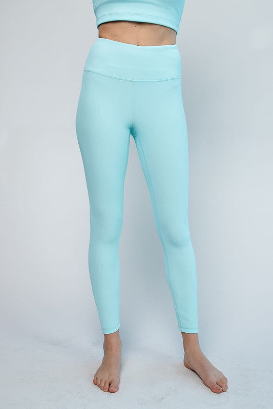 RAE MODE - Nylon Rib Yoga Leggings | Available in 6 Colors