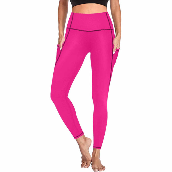 Uniquely You Leggings with Pockets - Rose Pink