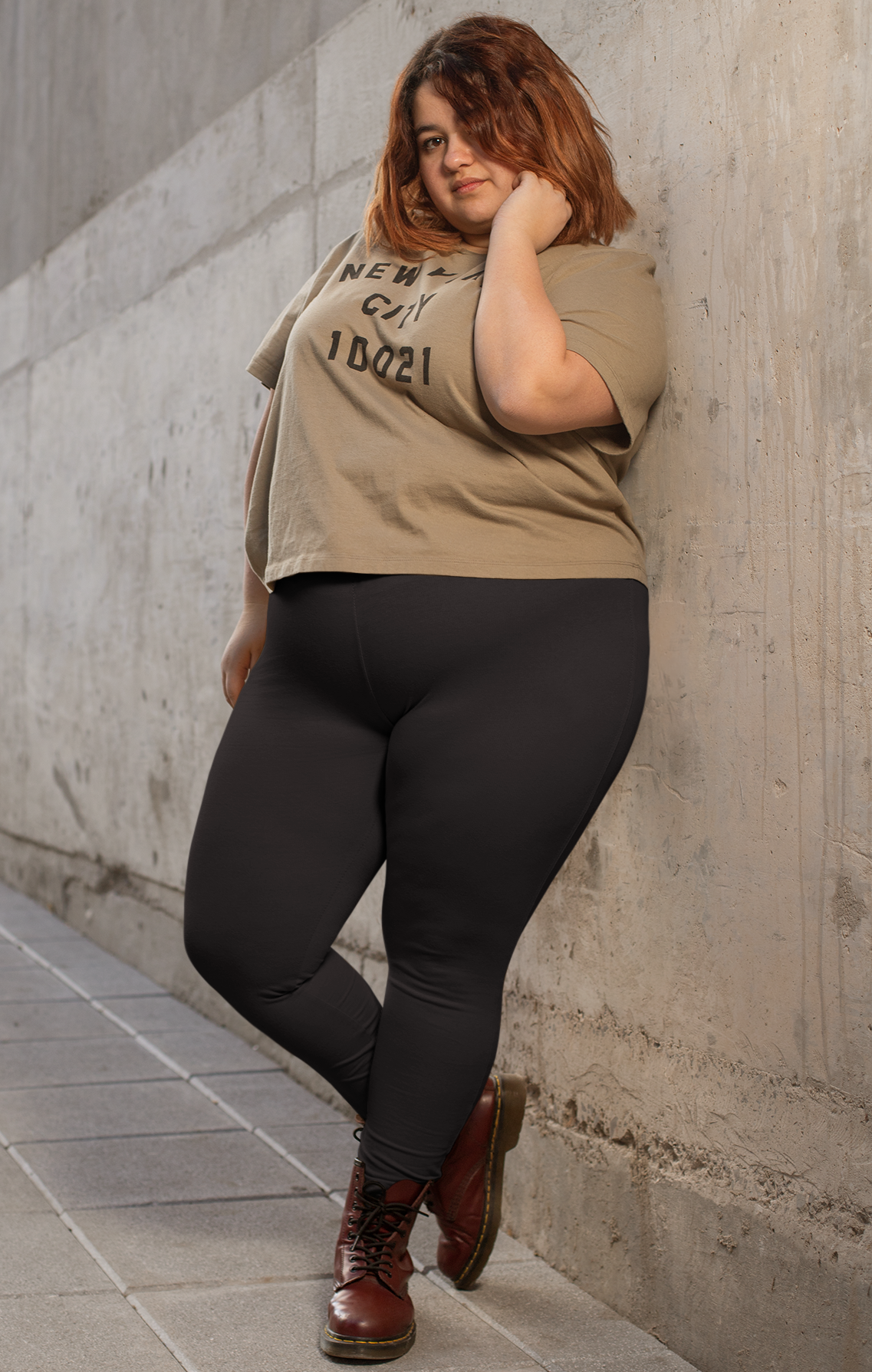 SHE REBEL - Midnight Black Leggings | Plus Size